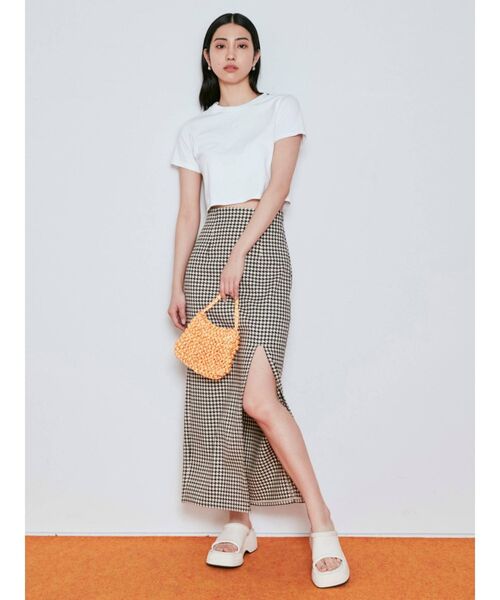 EMODA（エモダ）の「ポイントモノTシャツ（Tシャツ/カットソー・レディース・ホワイト/ブラック/ブルー/その他・FREE）」の7枚目の写真