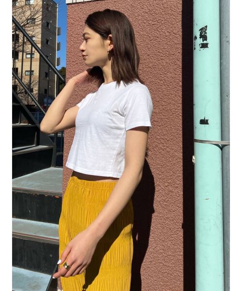 EMODA（エモダ）の「ポイントモノTシャツ（Tシャツ/カットソー・レディース・ホワイト/ブラック/ブルー/その他・FREE）」の8枚目の写真