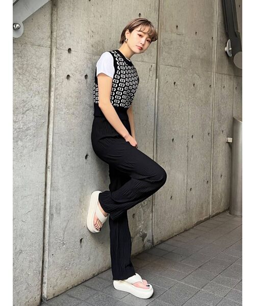 EMODA（エモダ）の「ポイントモノTシャツ（Tシャツ/カットソー・レディース・ホワイト/ブラック/ブルー/その他・FREE）」の15枚目の写真