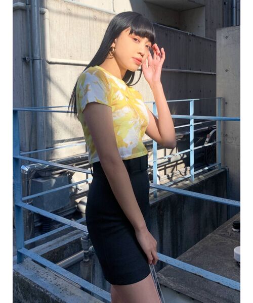 EMODA（エモダ）の「ポイントモノTシャツ（Tシャツ/カットソー・レディース・ホワイト/ブラック/ブルー/その他・FREE）」の17枚目の写真