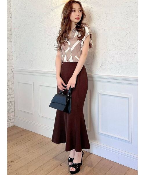 RESEXXY（リゼクシー）の「ストレッチマーメイドスカート（スカート・レディース・ブラック/ブラウン/ブルー/その他1・FREE）」の8枚目の写真