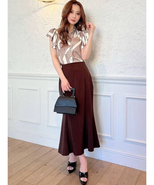 RESEXXY（リゼクシー）の「ストレッチマーメイドスカート（スカート・レディース・ブラック/ブラウン/ブルー/その他1・FREE）」の9枚目の写真