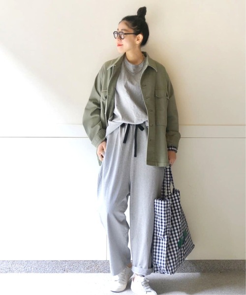 JOURNAL STANDARD LUXE（ジャーナルスタンダード　ラックス）の「オーガニックテンジク バルーンパンツ（その他パンツ・レディース・ホワイト/チャコールグレー/ブラウン・FREE）」の21枚目の写真