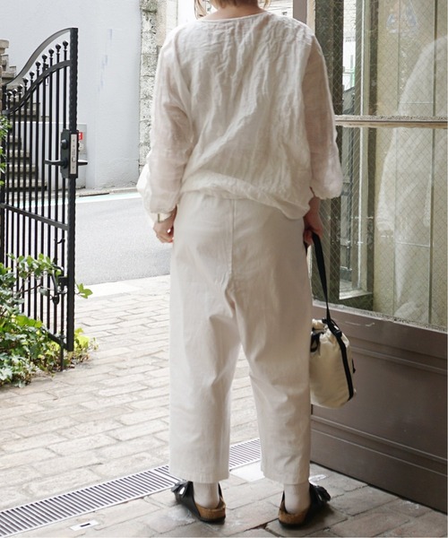 JOURNAL STANDARD LUXE（ジャーナルスタンダード　ラックス）の「オーガニックテンジク バルーンパンツ（その他パンツ・レディース・ホワイト/チャコールグレー/ブラウン・FREE）」の16枚目の写真