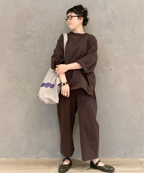 JOURNAL STANDARD LUXE（ジャーナルスタンダード　ラックス）の「オーガニックテンジク バルーンパンツ（その他パンツ・レディース・ホワイト/チャコールグレー/ブラウン・FREE）」の22枚目の写真