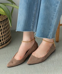 Edit Sheen | 【スタイリストプロデュース】チェーン付きフラットシューズ(パンプス)