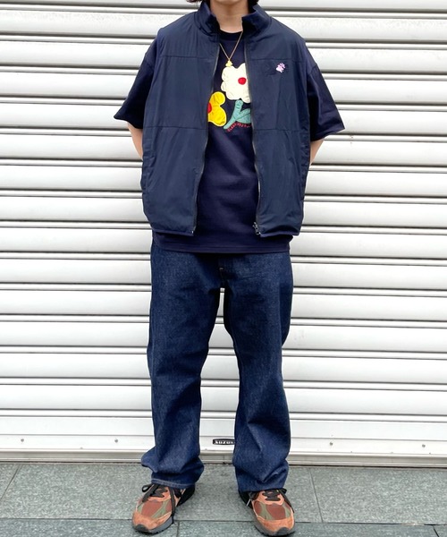 WHO'S WHO gallery（フーズフーギャラリー）の「【BLESS YOU/ブレスユー】フラワーワッペン刺繍TEE（Tシャツ/カットソー・レディース・アッシュグレー/ネイビー/ホワイト/グリーン・FREE）」の9枚目の写真