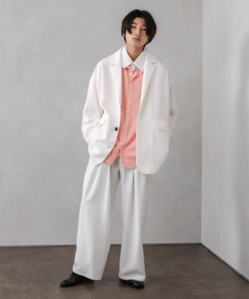 Adoon plain(アドーンプレーン)の「【Adoon plain】レイヤードシャツ(シャツ/ブラウス・メンズ・グレー/ピンク・MEDIUM/LARGE)」の13枚目の写真