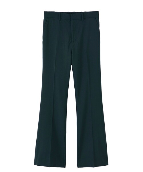 SHAREEF(シャリーフ)の「STUDIOUS別注 FLARE SLACKS(スラックス・メンズ・ブルー/グリーン/ブラック・1/2)」の3枚目の写真