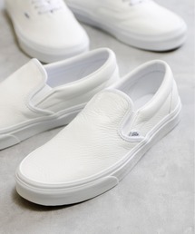 And A | VANS ヴァンズ / CLASSIC SLIP-ON PREMIUM LEATHER クラシック スリッポン プレミアムレザー ローカット レザースニーカー / VN0A5AO8W00(スリッポン)