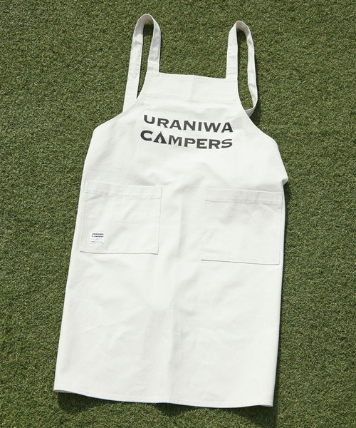 CRAFT STANDARD BOUTIQUE(クラフトスタンダードブティック)の「URANIWA CAMPERS 帆布ロングエプロン *(エプロン・レディース・B/A・FREE)」の2枚目の写真