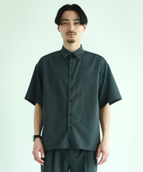 BESPOKE TOKYO(ビスポークトウキョウ)の「TWO SIDED S/S SHIRT(シャツ/ブラウス・メンズ・オフホワイト/ダークグレー/ブラック・1/3/2)」の16枚目の写真