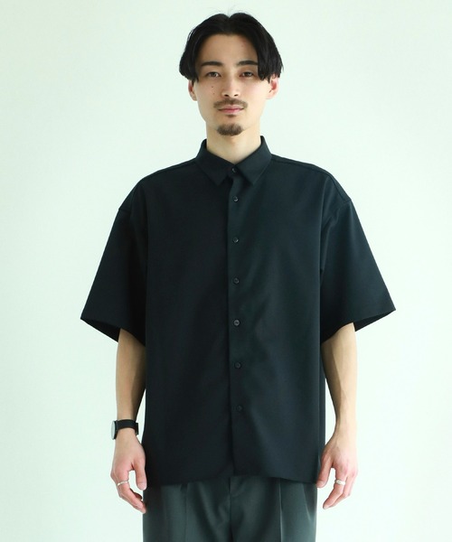 BESPOKE TOKYO(ビスポークトウキョウ)の「TWO SIDED S/S SHIRT(シャツ/ブラウス・メンズ・オフホワイト/ダークグレー/ブラック・1/3/2)」の20枚目の写真