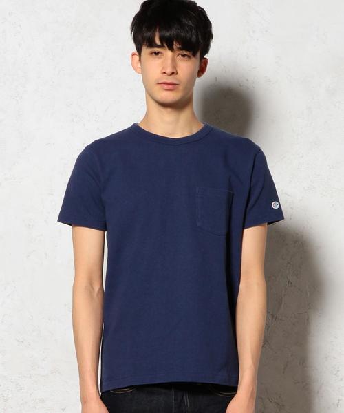 Champion（チャンピオン）の「別注 [チャンピオン] CHAMPION GLR ROCHSTER Tシャツ tvl002（Tシャツ/カットソー・メンズ・ホワイト/グレー/ネイビー・S/M/L）」の6枚目の写真