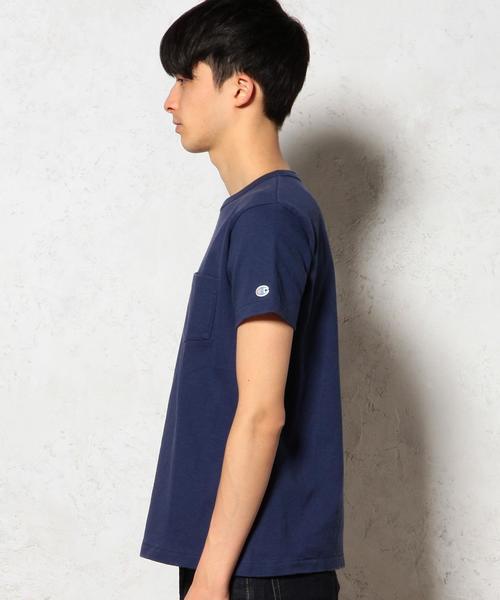 Champion（チャンピオン）の「別注 [チャンピオン] CHAMPION GLR ROCHSTER Tシャツ tvl002（Tシャツ/カットソー・メンズ・ホワイト/グレー/ネイビー・S/M/L）」の7枚目の写真