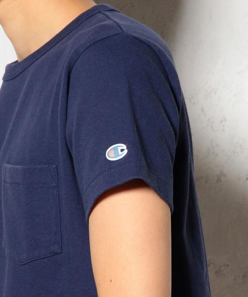 Champion（チャンピオン）の「別注 [チャンピオン] CHAMPION GLR ROCHSTER Tシャツ tvl002（Tシャツ/カットソー・メンズ・ホワイト/グレー/ネイビー・S/M/L）」の16枚目の写真