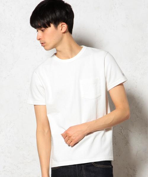 Champion（チャンピオン）の「別注 [チャンピオン] CHAMPION GLR ROCHSTER Tシャツ tvl002（Tシャツ/カットソー・メンズ・ホワイト/グレー/ネイビー・S/M/L）」の9枚目の写真