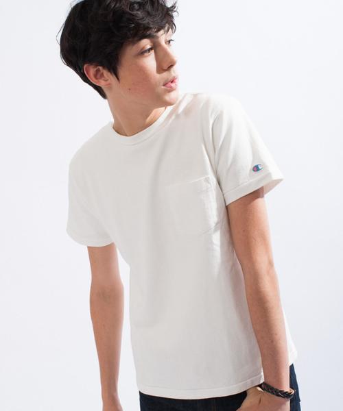 Champion（チャンピオン）の「別注 [チャンピオン] CHAMPION GLR ROCHSTER Tシャツ tvl002（Tシャツ/カットソー・メンズ・ホワイト/グレー/ネイビー・S/M/L）」の21枚目の写真