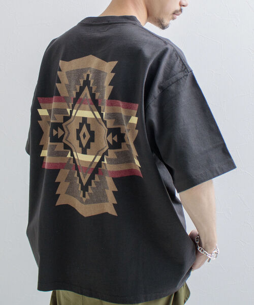 PENDLETON(ペンドルトン)の「【PENDLETON/ペンドルトン】バックプリント ビッグシルエットTシャツ(Tシャツ/カットソー・メンズ・ホワイト/オフホワイト/キナリ/グレー/チャコールグレー/ネイビー・MEDIUM/LARGE)」の13枚目の写真