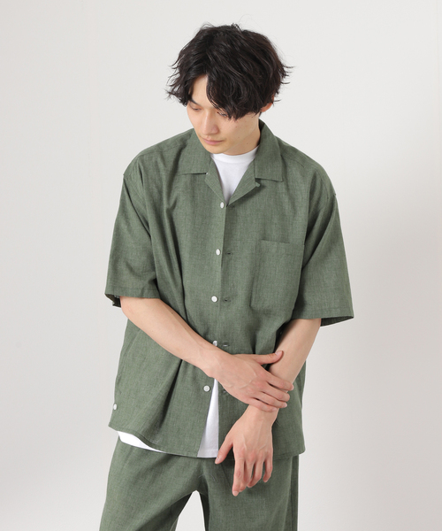 リネンオープンカラーシャツ（シャツ/ブラウス）｜JOURNAL