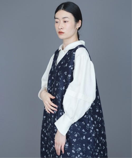rikolekt(リコレクト)の「flutter Nosleeve Dress(ワンピース・レディース・グレー/ネイビー・0/1)」の7枚目の写真