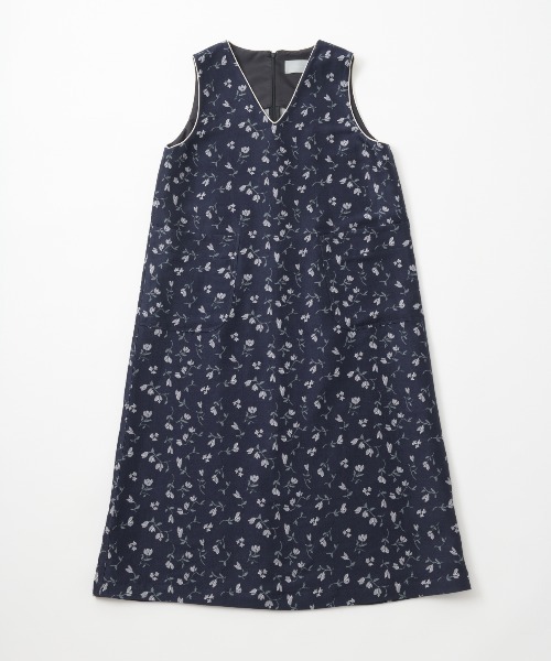 rikolekt(リコレクト)の「flutter Nosleeve Dress(ワンピース・レディース・グレー/ネイビー・0/1)」の13枚目の写真