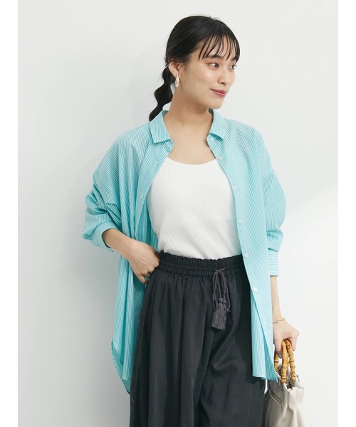 Green　Parks（グリーンパークス）の「カップ付きリブインナー＊（タンクトップ・レディース・ホワイト/ブラック/ブラウン/ホワイト系その他2・FREE）」の15枚目の写真