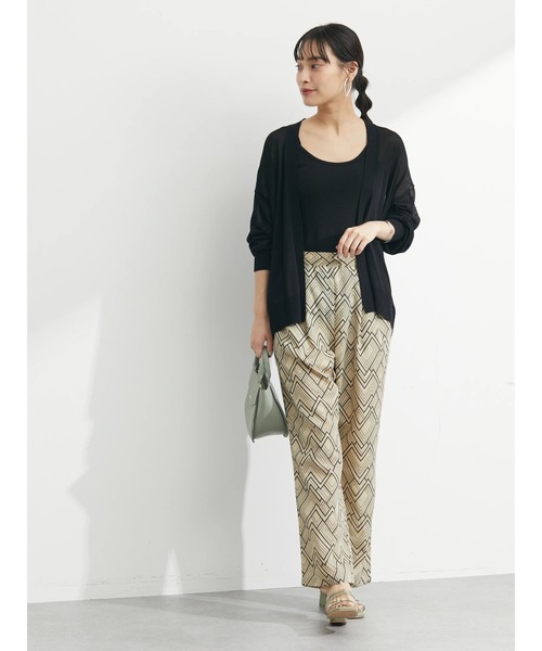 Green　Parks（グリーンパークス）の「カップ付きリブインナー＊（タンクトップ・レディース・ホワイト/ブラック/ブラウン/ホワイト系その他2・FREE）」の16枚目の写真