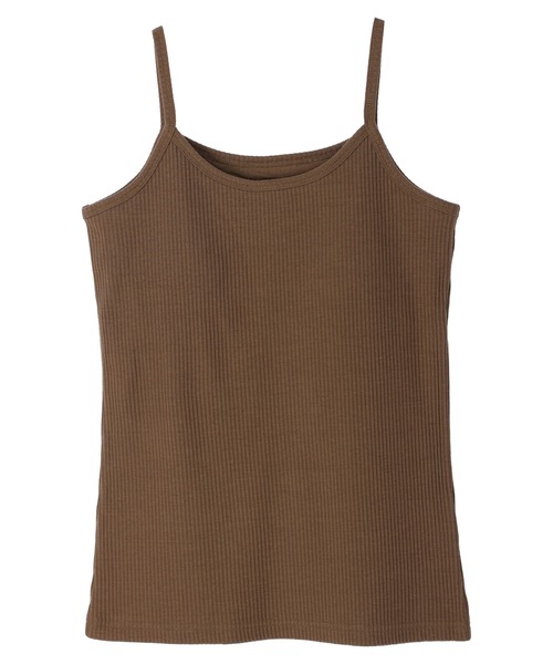 Green　Parks（グリーンパークス）の「カップ付きリブインナー＊（タンクトップ・レディース・ホワイト/ブラック/ブラウン/ホワイト系その他2・FREE）」の20枚目の写真