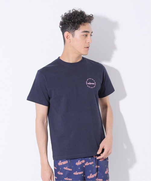 Oriens JOURNAL STANDARD(オリエンス ジャーナルスタンダード)の「【verme /ヴァーム】 ORIENS別注T-Shirt(Tシャツ/カットソー・メンズ・ホワイト/ネイビー/ピンク・SMALL/MEDIUM)」の5枚目の写真