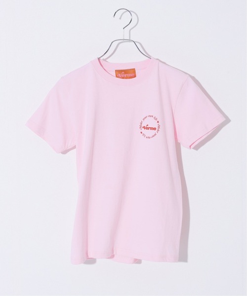Oriens JOURNAL STANDARD(オリエンス ジャーナルスタンダード)の「【verme /ヴァーム】 ORIENS別注T-Shirt(Tシャツ/カットソー・メンズ・ホワイト/ネイビー/ピンク・SMALL/MEDIUM)」の18枚目の写真