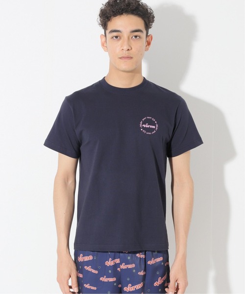Oriens JOURNAL STANDARD(オリエンス ジャーナルスタンダード)の「【verme /ヴァーム】 ORIENS別注T-Shirt(Tシャツ/カットソー・メンズ・ホワイト/ネイビー/ピンク・SMALL/MEDIUM)」の13枚目の写真