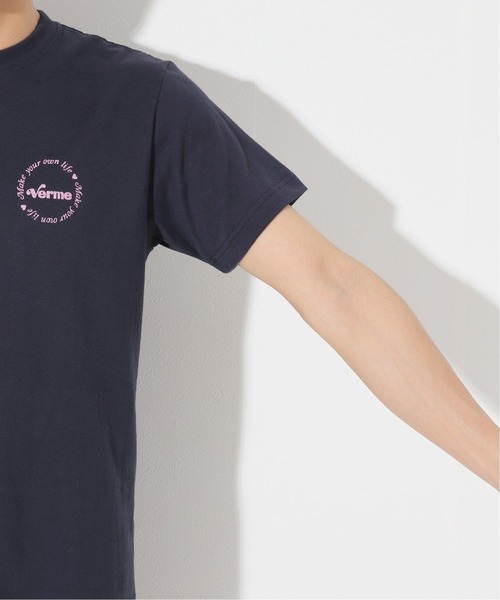 Oriens JOURNAL STANDARD(オリエンス ジャーナルスタンダード)の「【verme /ヴァーム】 ORIENS別注T-Shirt(Tシャツ/カットソー・メンズ・ホワイト/ネイビー/ピンク・SMALL/MEDIUM)」の19枚目の写真