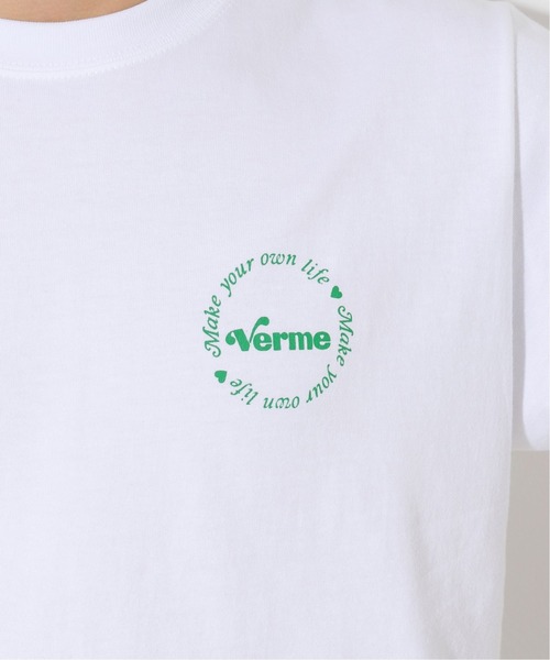 Oriens JOURNAL STANDARD(オリエンス ジャーナルスタンダード)の「【verme /ヴァーム】 ORIENS別注T-Shirt(Tシャツ/カットソー・メンズ・ホワイト/ネイビー/ピンク・SMALL/MEDIUM)」の6枚目の写真