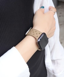 Apple Watch Band / アップルウォッチ バンド くすみカラー編み込みシリコン / Urban Coral