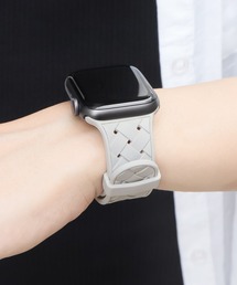 Apple Watch Band / アップルウォッチ バンド くすみカラー編み込みシリコン / Urban Coral