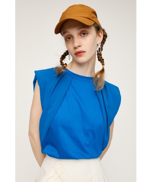 SLY（スライ）の「TUCK SLEEVE CUT TOPS タックスリーブ カット