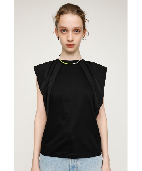 SLY（スライ）の「TUCK SLEEVE CUT TOPS タックスリーブ カット