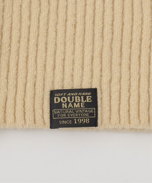 DOUBLE NAME(ダブルネーム)の「ニットバラクラバ(ニットキャップ/ビーニー・レディース・ブラック/ブルー/キャメル/キナリ・FREE)」の18枚目の写真