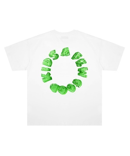 A FEW GOOD KIDS(ア フュー グッド キッズ)の「A'GEM/9 × .kom『A FEW GOOD KIDS/ア フュー グッド キッズ』CRYSTAL CIRCLE LOGO TEE/クリスタル サークルロゴ ベーシック 半袖Tシャツ(Tシャツ/カットソー・メンズ・ホワイト/ブラック・M/L)」の5枚目の写真