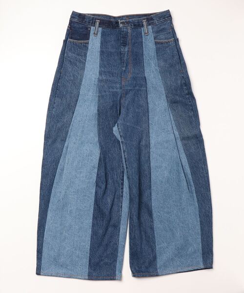 SHINYAKOZUKA(シンヤコヅカ)の「【SHINYAKOZUKA】 RE-BAGGY-LG(デニムパンツ・メンズ・ブルー・LARGE)」の1枚目の写真