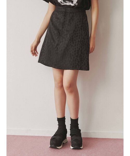 merry jenny（メリージェニー）の「flowerスカラップミニスカート（スカート・レディース・アイボリー/ブラック・FREE）」の15枚目の写真