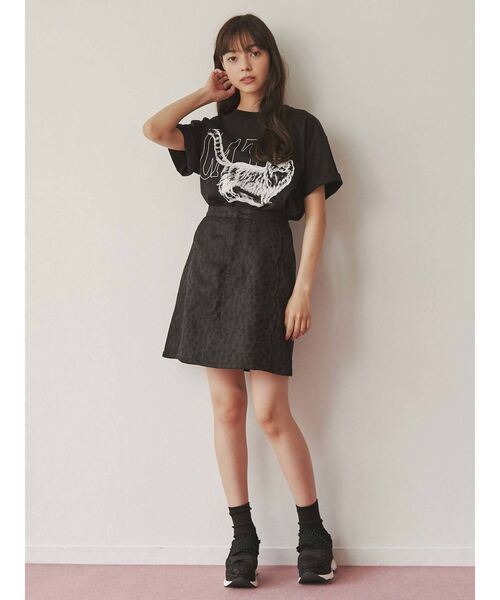 merry jenny（メリージェニー）の「flowerスカラップミニスカート（スカート・レディース・アイボリー/ブラック・FREE）」の19枚目の写真