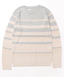 hardcover（ハードカバー）の「【z】hardcover/スプリングL/Sボーダーニット（ニット/セーター）」