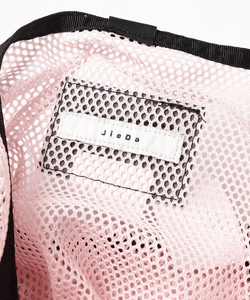 Jieda（ジエダ）の「MESH SHOPPING BAG（トートバッグ・メンズ・グリーン/ピンク/ブラック・ONE SIZE）」の17枚目の写真
