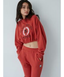 GYDA | GYDA×DC HILLS COLLEGE ハイネックショートスウェットトップス(スウェット)