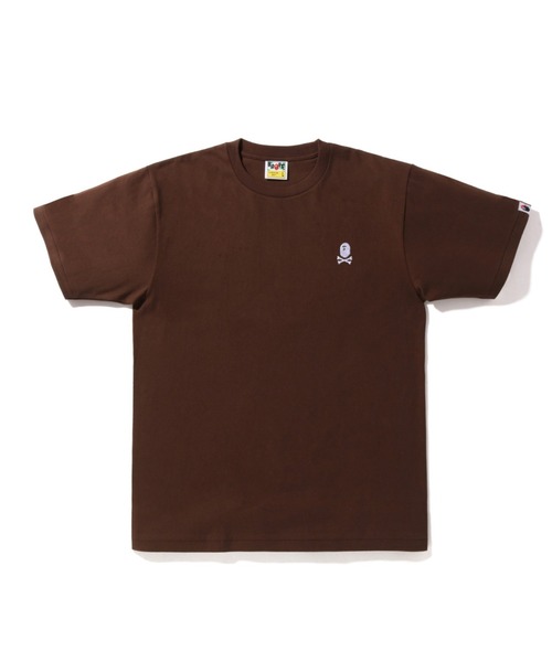 A BATHING APE(アベイシングエイプ)の「COLOR APE CROSSBONE ONE POINT TEE M(Tシャツ/カットソー・メンズ・ブラック/ブラウン/パープル/グリーン/イエロー/ホワイト・MEDIUM/XX-LARGE/X-LARGE/LARGE/SMALL)」の4枚目の写真