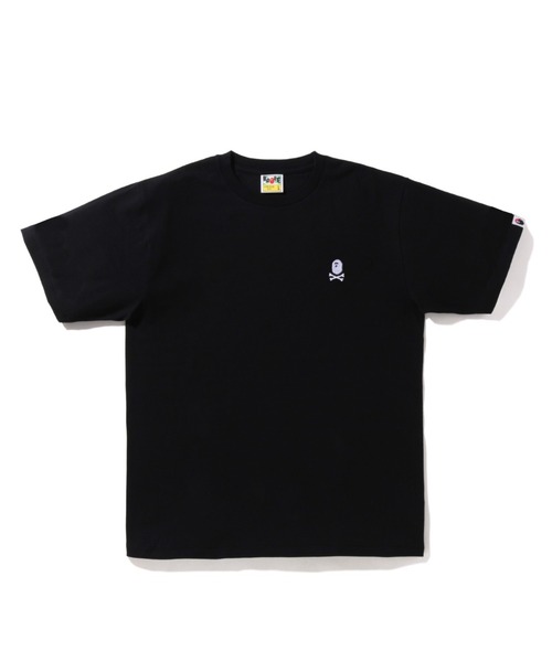 A BATHING APE(アベイシングエイプ)の「COLOR APE CROSSBONE ONE POINT TEE M(Tシャツ/カットソー・メンズ・ブラック/ブラウン/パープル/グリーン/イエロー/ホワイト・MEDIUM/XX-LARGE/X-LARGE/LARGE/SMALL)」の3枚目の写真