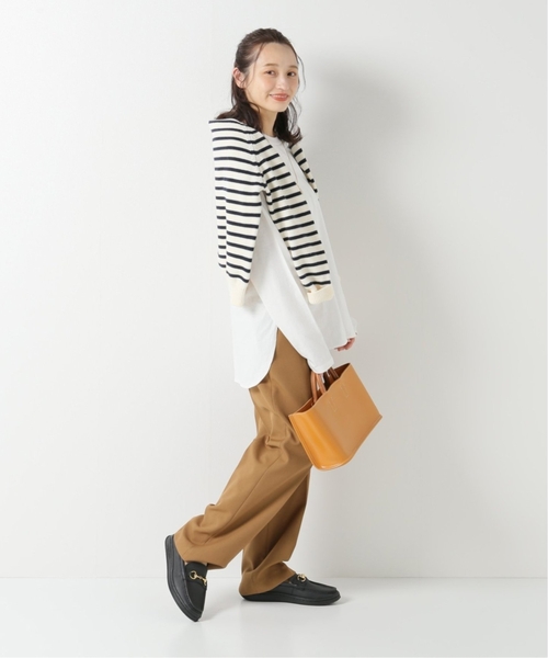 JOURNAL STANDARD relume（ジャーナルスタンダード　レリューム）の「■《追加4》USAコットンロングラウンドプルオーバー（Tシャツ/カットソー・レディース・ホワイト・FREE）」の9枚目の写真