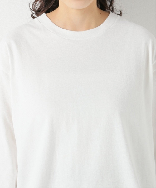 JOURNAL STANDARD relume（ジャーナルスタンダード　レリューム）の「■《追加4》USAコットンロングラウンドプルオーバー（Tシャツ/カットソー・レディース・ホワイト・FREE）」の14枚目の写真